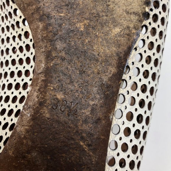 Chloe Lauren Perforated Scalloped Ballet Flats - Picture 10 of 10